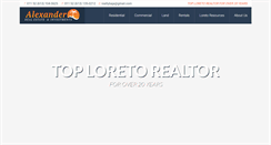 Desktop Screenshot of loretorealty.com